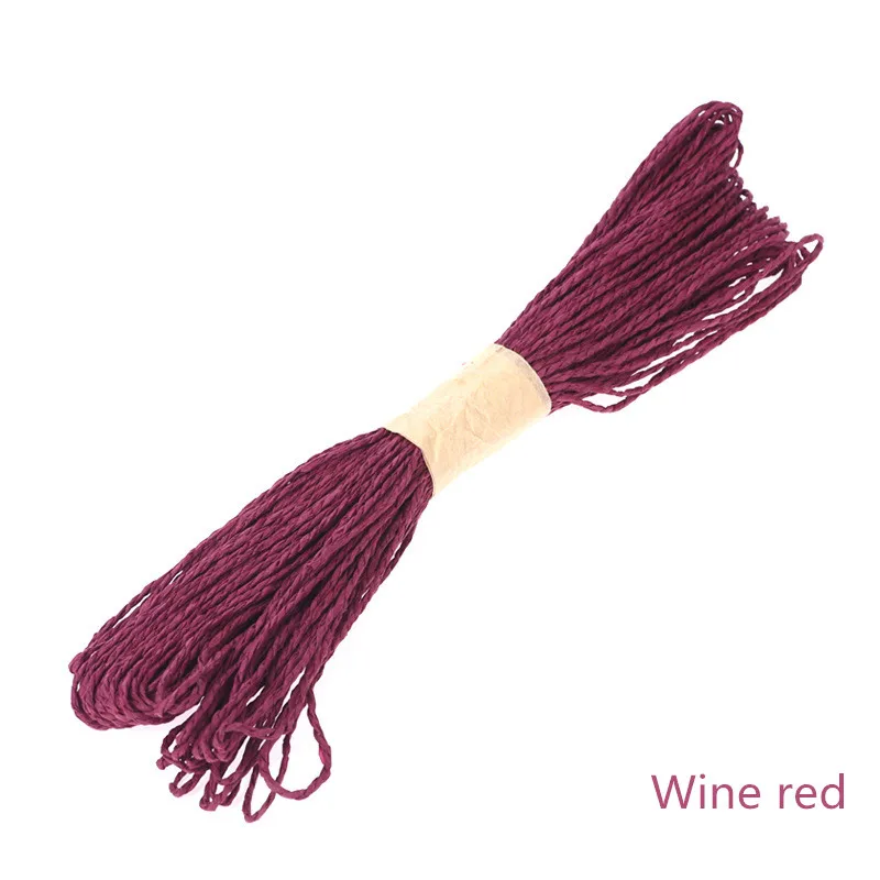 

Цветные бумажные веревки 5 рулонов 25 м