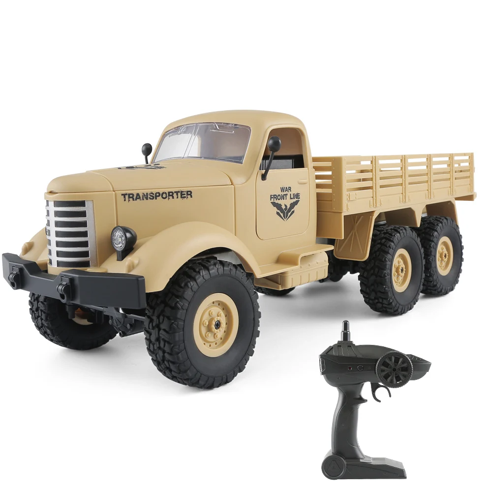 JJR/C Радиоуправляемый автомобиль Q60 1:16 2 4G 6WD внедорожник гусеничный военный