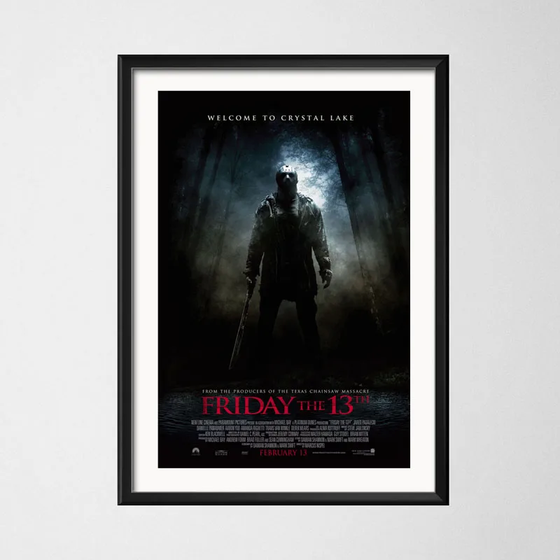 8 P733 пятница 13th Jason Voorhees классический фильм ужасов картина шелк Холст плакат настенный домашний декор - Цвет: 8
