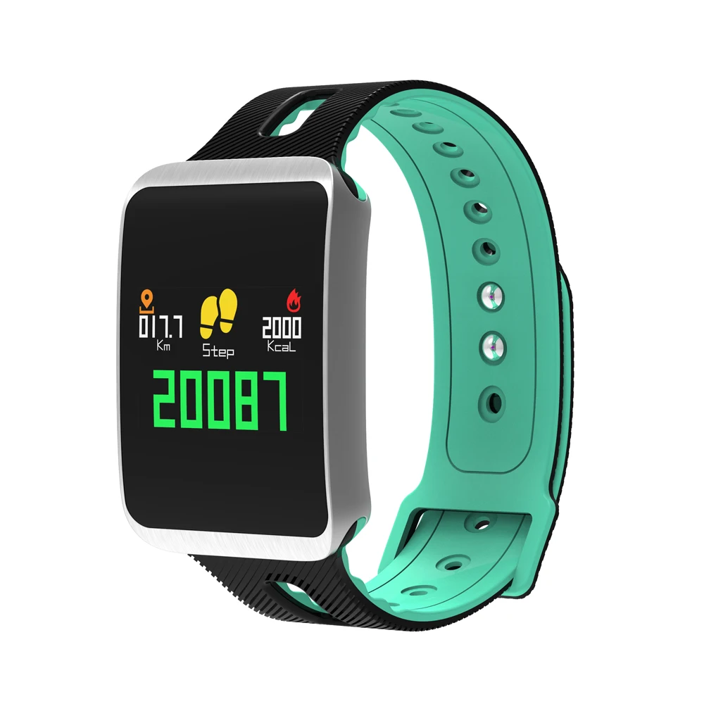 2018 TF1 Bluetooth 4.0 Smart Watch for iOS / Android Phones Nordic 52832 Chip IP68 Waterproof Heart Rate Blood Pressure | Электроника