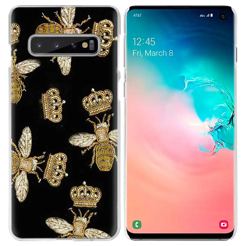03 Пчелы Золотой Мёд чехол для samsung Galaxy S10 5G S10e S9 S8 M30 M20 M10 J4 J6 плюс J8 Note 8 9 животных жесткий чехол из ПК для телефона - Цвет: 03