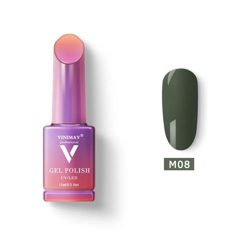M08 VINIMAY Гель-лак для ногтей vernis полуперманентный УФ замачиваемый Гель-лак для ногтей - Цвет: M08