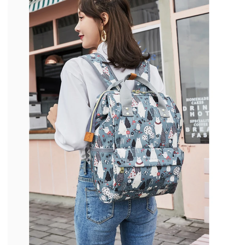 LEQUEEN модная сумка с принтом мама для подгузников на открытом воздухе дорожная