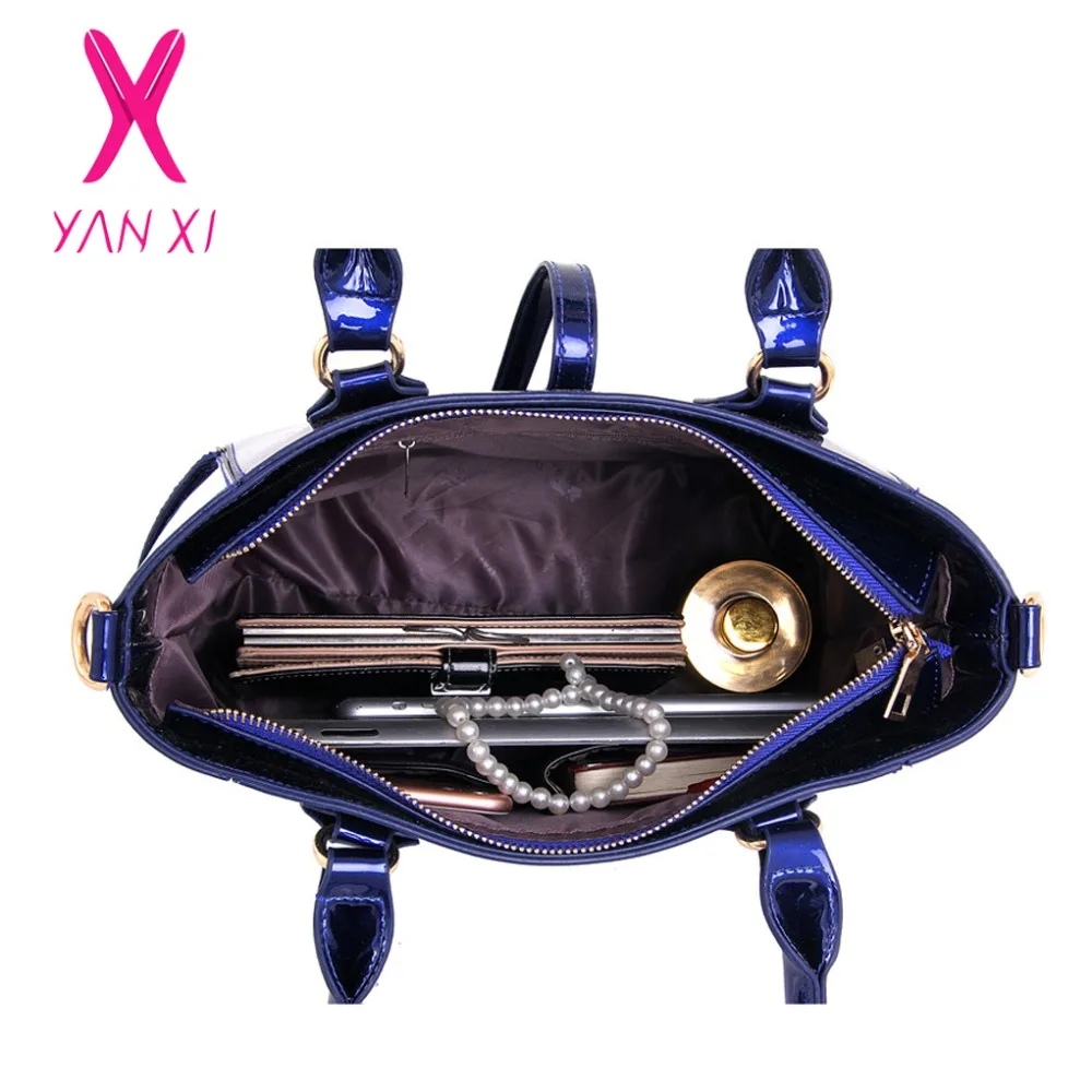 Yanxi Новый Интернет-магазин fashion леди плечо Сумка Дизайнерские синие сумки