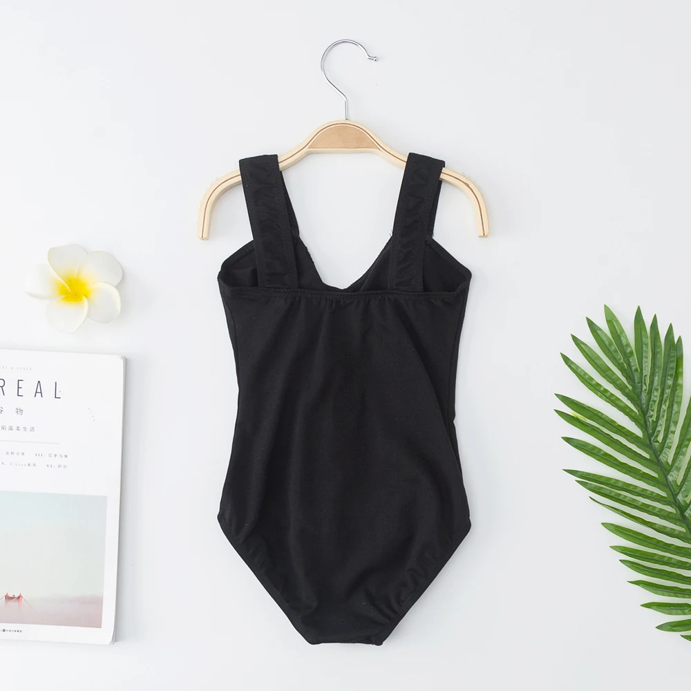 Новинка 2020 года летняя хлопковая широкая майка для девочек балетное трико