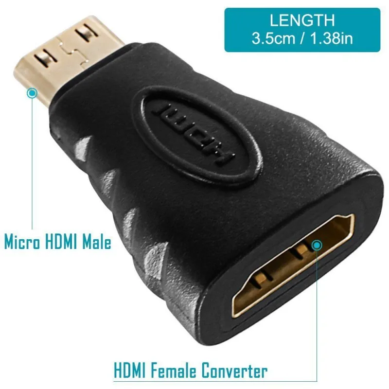 Набор адаптеров для планшетного кабеля Android micro Usb Otg Mini Hdmi Female To Micro Male hdmi enabled Devices