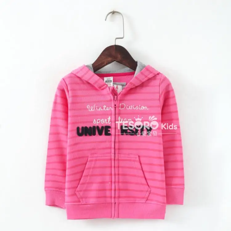 Z a 2014 infant baby girls clothing 100% cotton zipper hoodie outerwear | Детская одежда и обувь