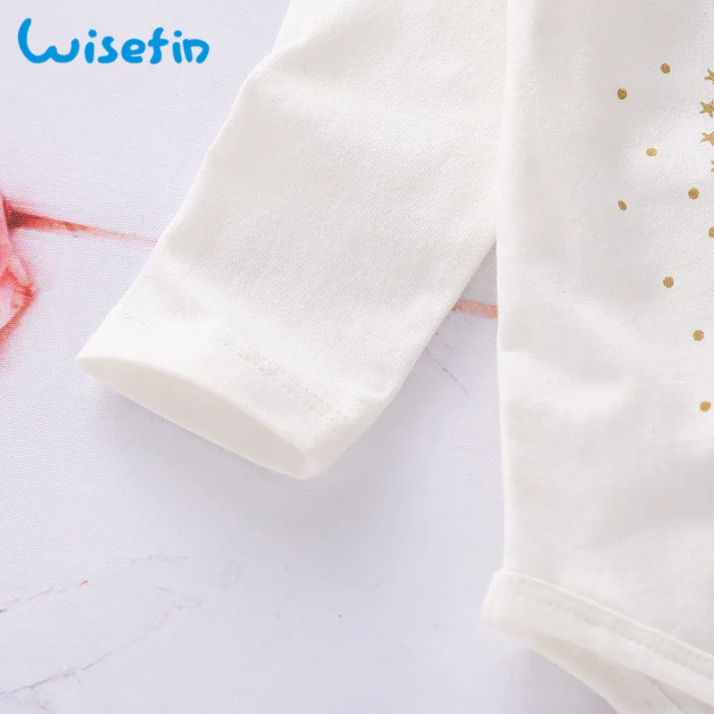 Wisefin/комплект для младенцев, комплект одежды для девочек, одежда для маленьких девочек, комплект зимней одежды для маленьких девочек, комплект с повязкой на голову, топы+ штаны