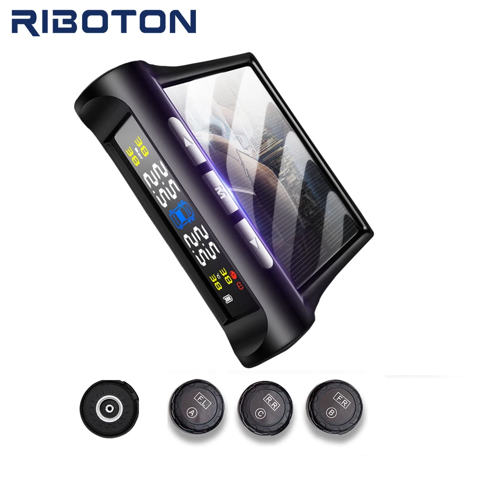 Riboton C240 автоматическая система безопасности TPMS на солнечных батареях