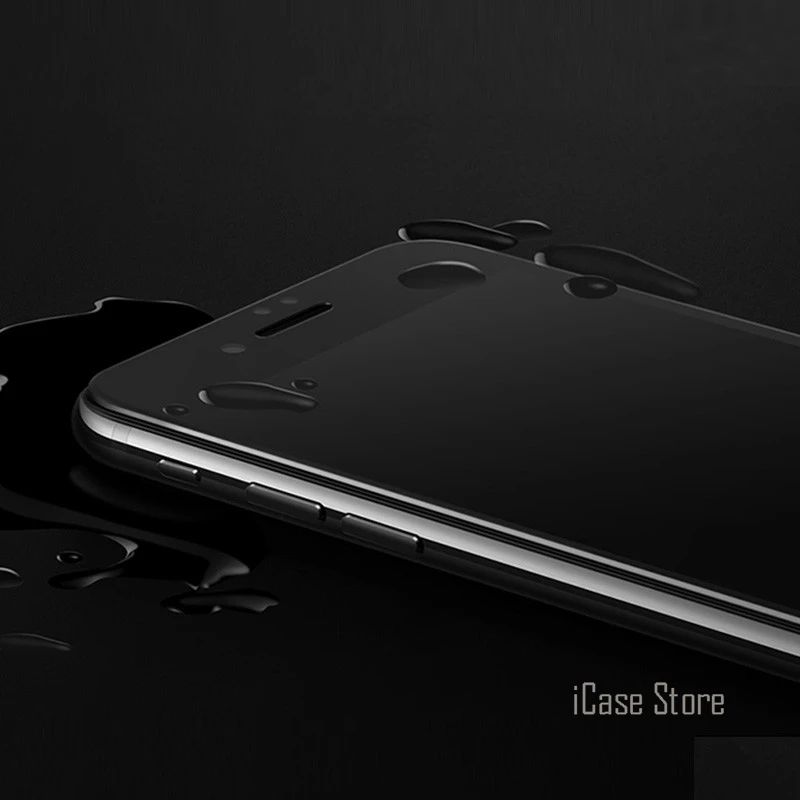 Премиум протектор экрана закаленное стекло для iPhone 7 3D матовая мягкая защита