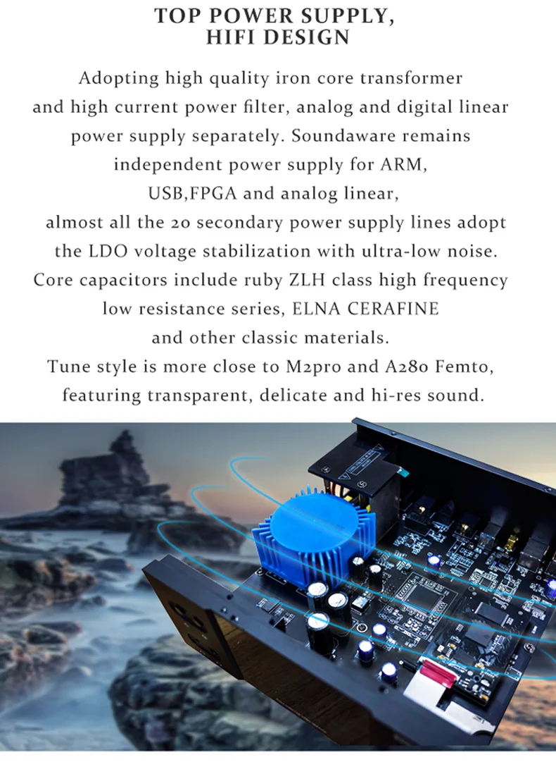 R-077 SOUNDAWARE A1 Национальный HIFI потоковый музыкальный плеер Многофункциональный встроенный настольный с ЦАП двойной усилитель для наушников