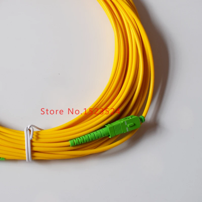 Бесплатная доставка SM SX PVC 3 мм 10 метров SC/APC Волоконно оптический соединительный