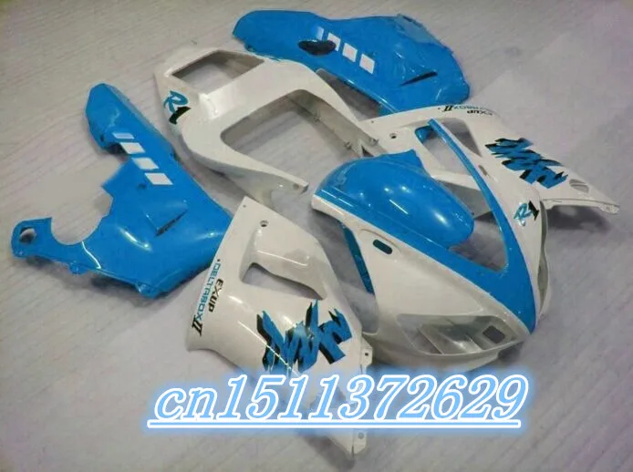 

Bo ABS blue white fairings set for 1998 1999 YZF-R1 YZF R1 98 99 1998 1999 fairing kit