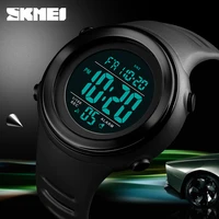 skmei men sports watch led luminous waterproof digital watch wrist dual time timing backlight waterproof watch relogio masculino
