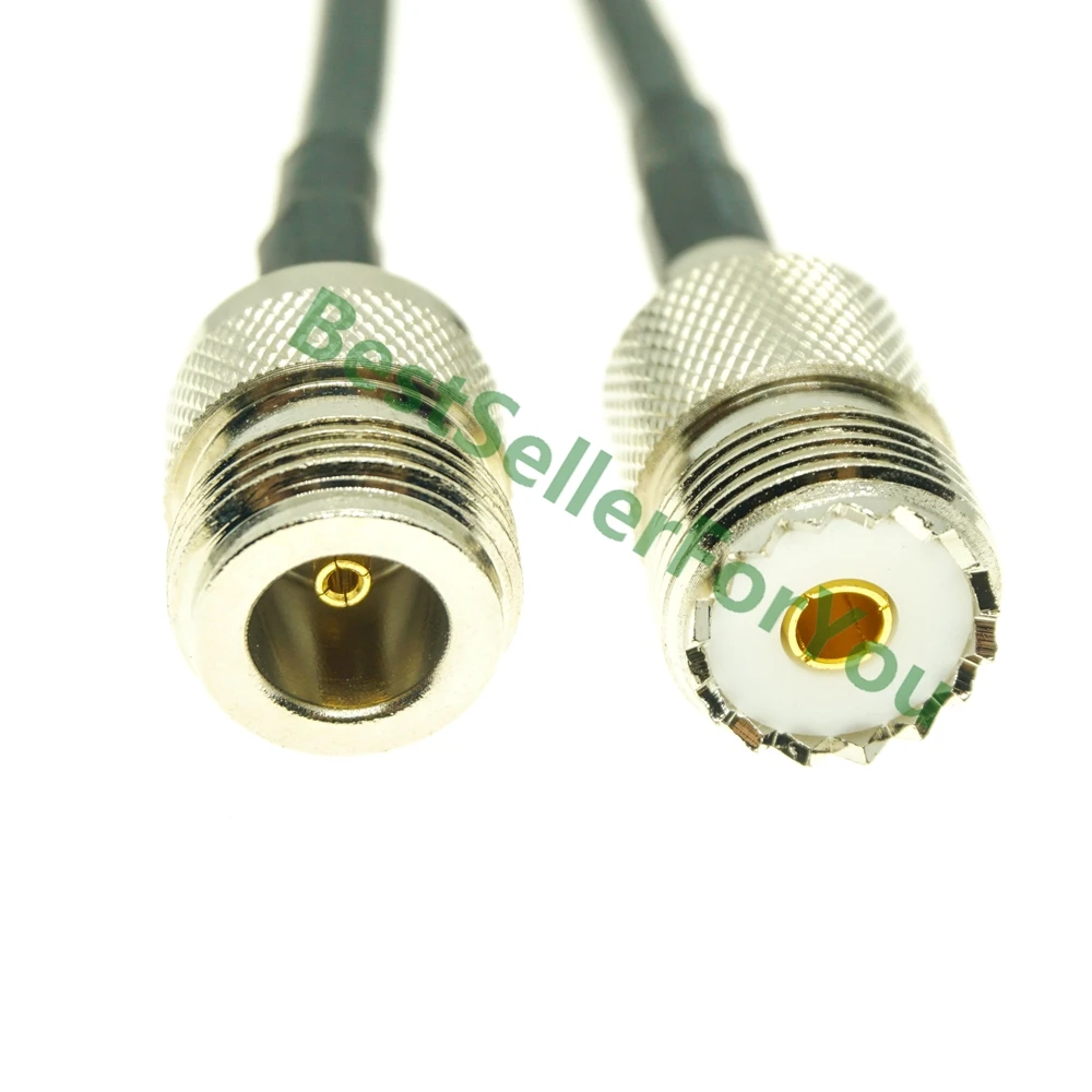 UHF Female so239 SO-239 Jack to N jumper pigtail coax RG58 кабель 15/30/50/100 см | Обустройство дома