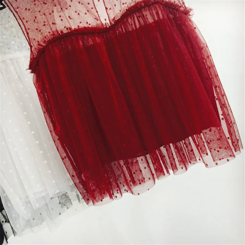 Летние милые Кружево без рукавов Для женщин футболка корейский сексуальный