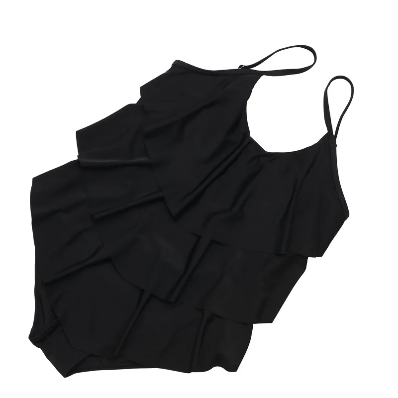 JHT Цельный купальник с рюшами для зрелых женщин похудения винтажный Ретро боди