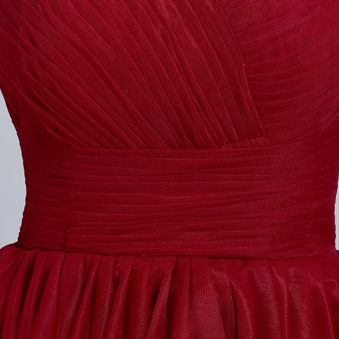 Robe de soiree красное вечернее платье с коротким разрезом и шнуровкой Vestidos de fiesta, платья для выпускного вечера, вечернее платье