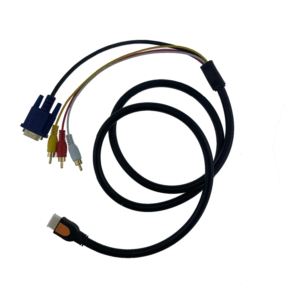 Кабель HDMI/AV VGA 1 5 м черный | Электроника