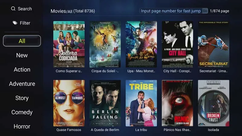 6 месяцев Бразилия Android АПК IP tv поддержка службы подсчета android Мобильный и box Play/tv с бразильским live+ VOD+ воспроизведение