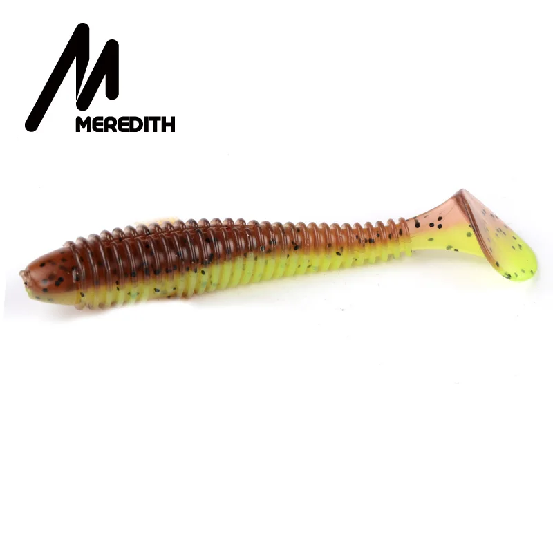 Meredith 10 шт./лот 7 5 см трубка с длинным хвостом мягкие приманки для любых рыболовных