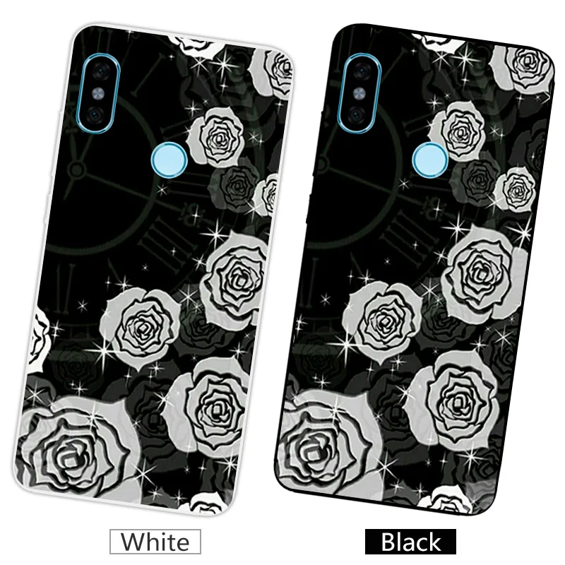 Прозрачный ТПУ для Redmi Note 5 Pro 99 дюйма темный чехол телефона матовый RedmiNote мягкие