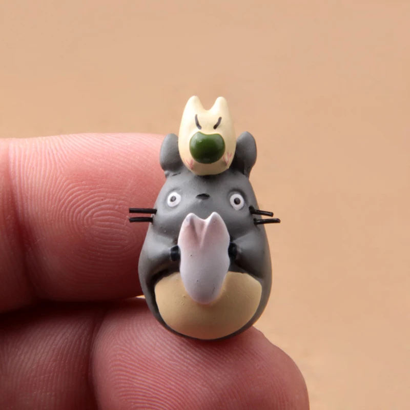 DIY Kawaii Тоторо игрушечные мини-фигурки Хаяо Миядзаки мой сосед ПВХ фигурку