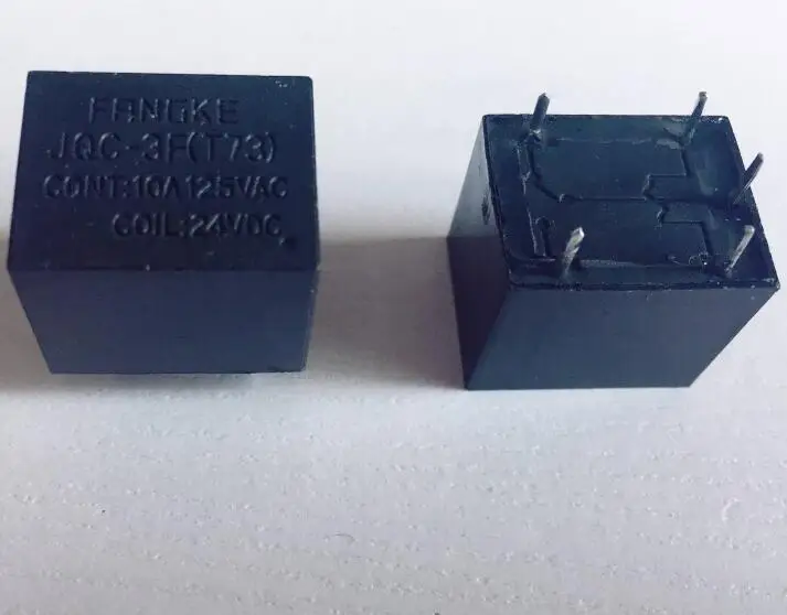 10 шт. JQC 3F (T73) DC3V DC5V DC6V DC9V DC12V DC18V DC24V 5PIN компоненты реле мощности|Реле| |
