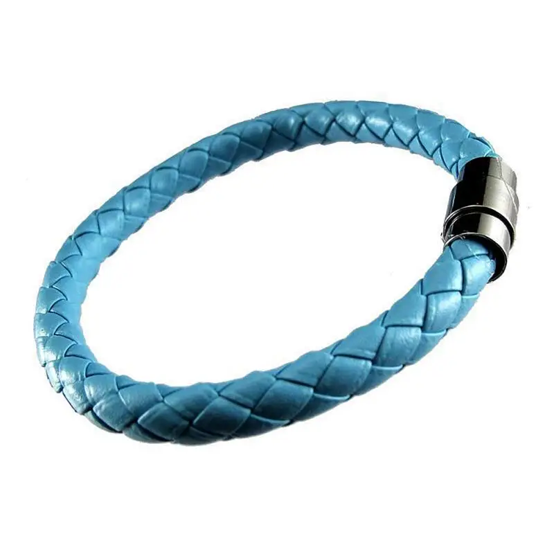 Браслеты унисекс из искусственной кожи в европейском стиле женские и мужские