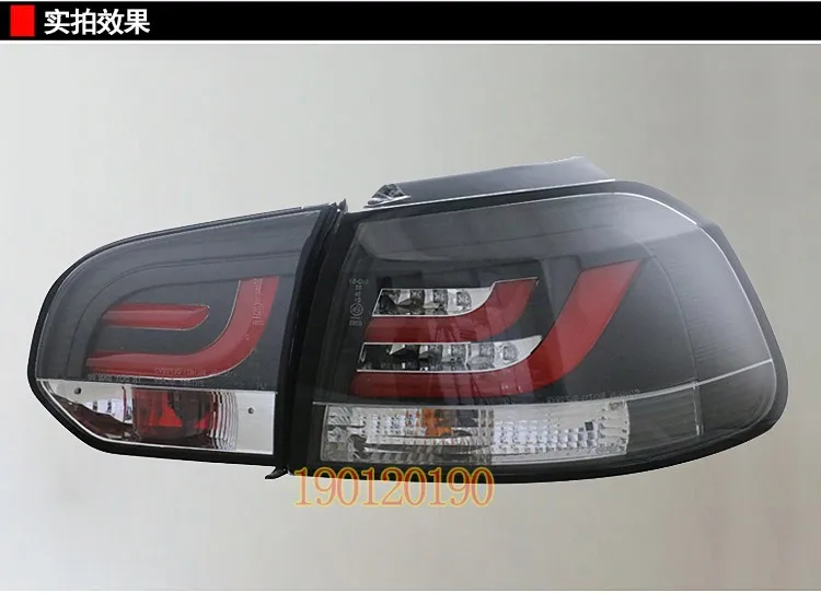 JGD абсолютно стиль для VW Golf 6 задний светильник s 2009-2013 светодиодный задний светильник светодиодный DRL Singal автомобильный светильник s