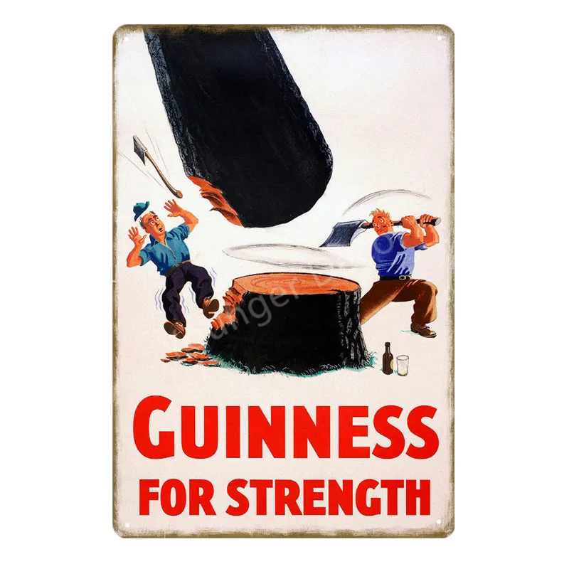 YD1501D Guinness для прочных металлических постеров, ретро реклама пива, металлические жестяные вывески для паба, бара, домашнего декора, настенная художественная железная табличка YD065 - Цвет: YD1501D