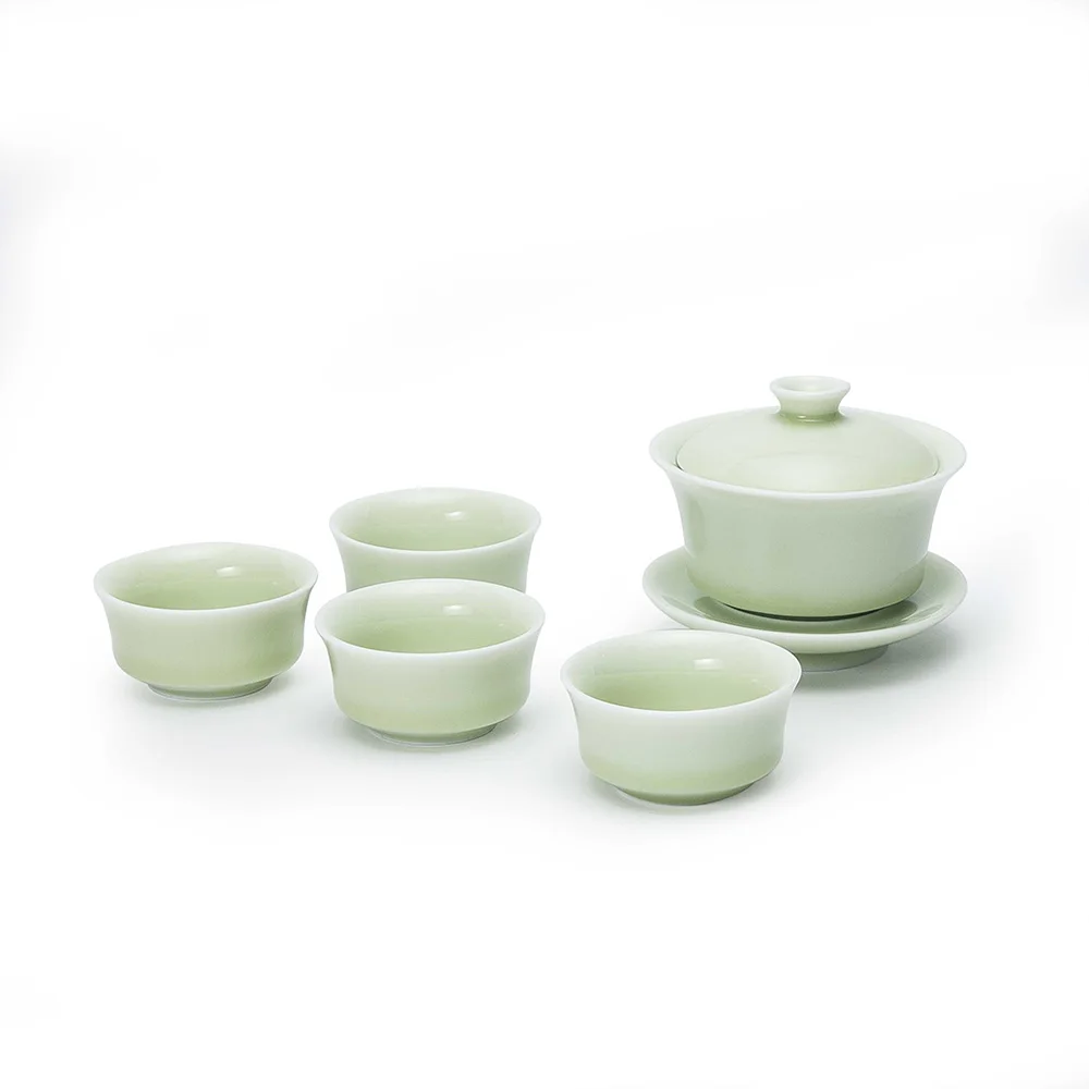 Newchinaroad фарфоровая чаша с крышкой Кунг Фу gaiwan супница teaset церемониальными чай