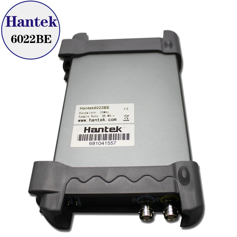 Цифровой USB-осциллограф Hantek 6022BE ПК 2 канала 20 МГц 48 Мвыб/с с оригинальной коробкой |