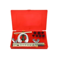 9pcs pipe flaring tool kit for pipe flaring tube repair flare includes clamp spreader dies for copper brass and thin walled