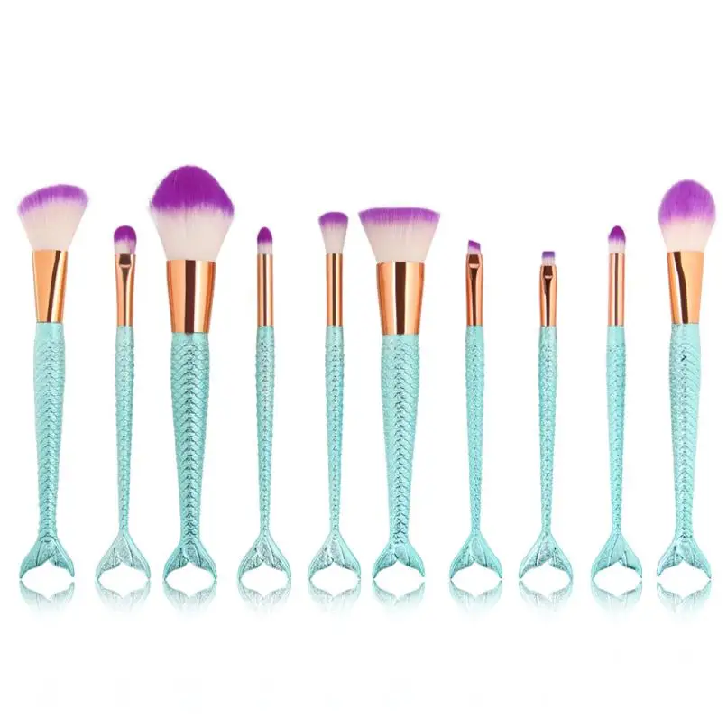 10 шт. профессиональная косметика кисти для макияжа тени век основа кисть из