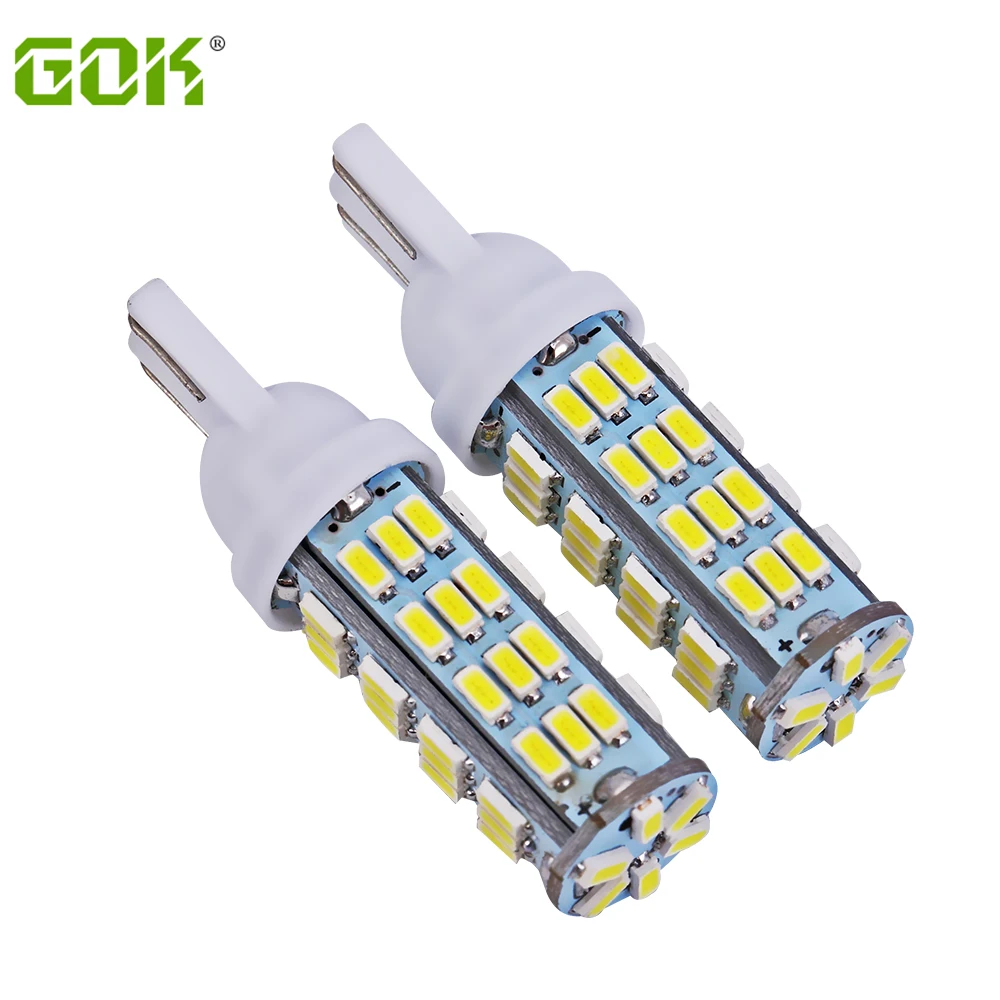 

2pcs/lot T10 led smd light 194 168 192 w5w led 3014 smd t10 54led Auto Led Car Lighting t10 54smd Clearance Bulbs t10 Wedge Lamp