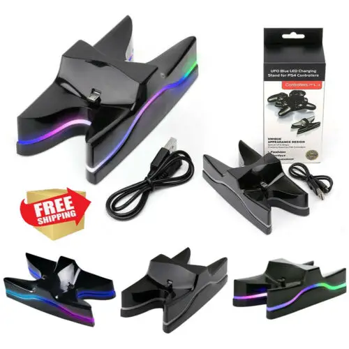 Док-станция для контроллера PS4 док-станция быстрой зарядки Dualshock с USB-кабелем