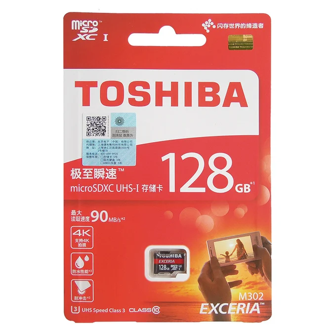 TOSHIBA SDHC Карты Памяти 16 Г 32 Г 64 Г 128 Г U3 SDXC Micro SD класс 10 Micro SD UHS TF Trans Flash Microsd Карты Макс ДО 90 МБ/с