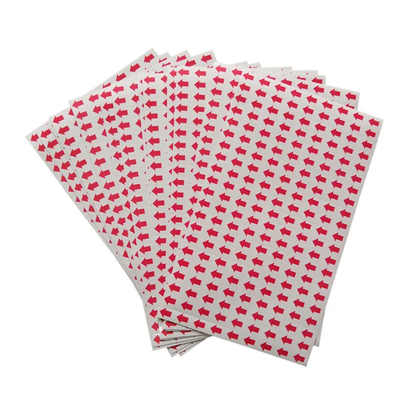 

[ Fly Eagle ] 10pcs Red Small Arrow Self Adhesive Sticker Labels 9X12mm Business Office