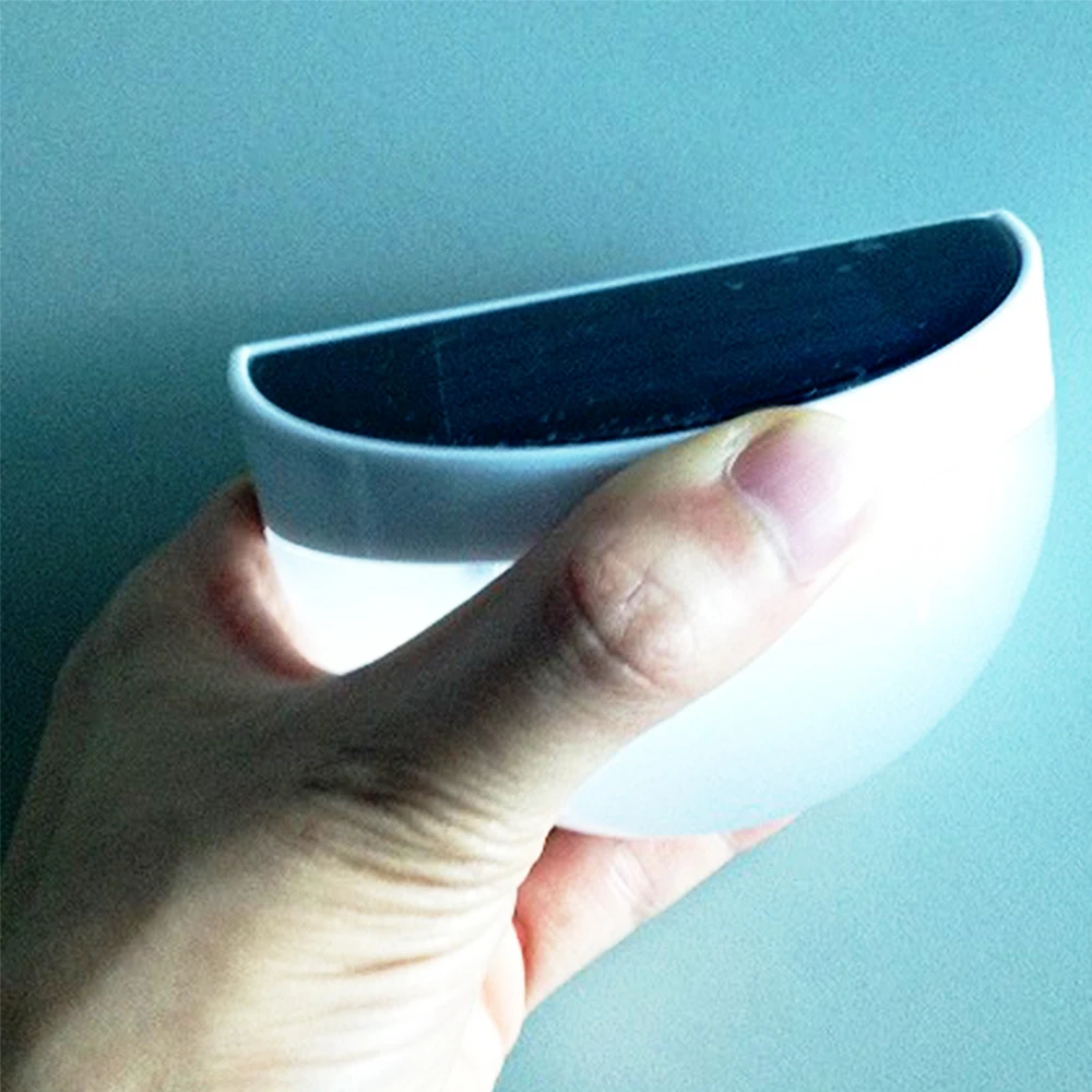 6 LED супер яркий Солнечный Свет настенное крепление управления Открытый сад забор