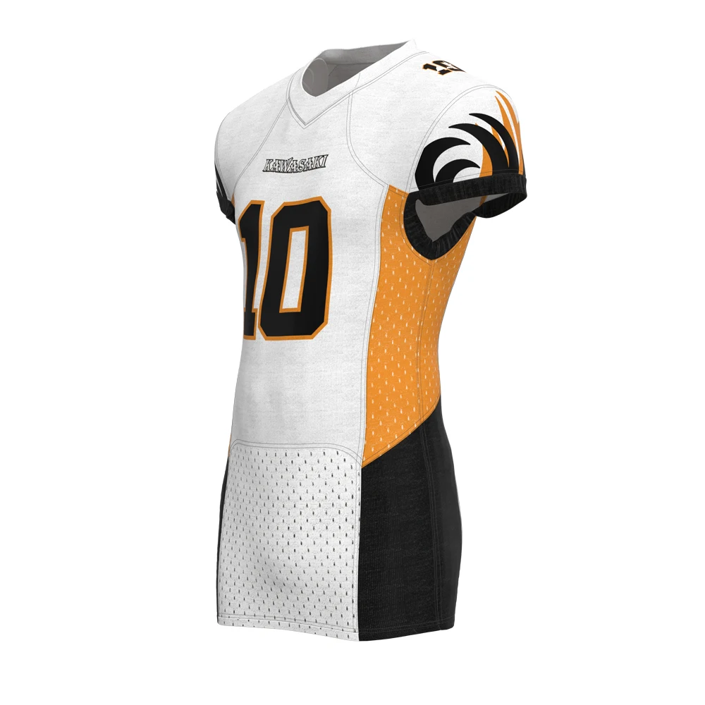 Плюс размер Kawasaki Мужская Американская футбольная Джерси на заказ коллаж тренировочный матч дышащая одежда команды футбольная рубашка майки