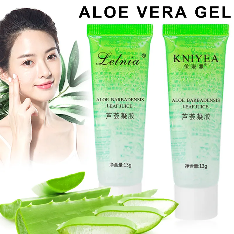 Hot 3 Pcs Concentrated Aloe Gel Acne Cream Sleep Mask Moisturizing Jelly Facial Mask Skin Care wyt77