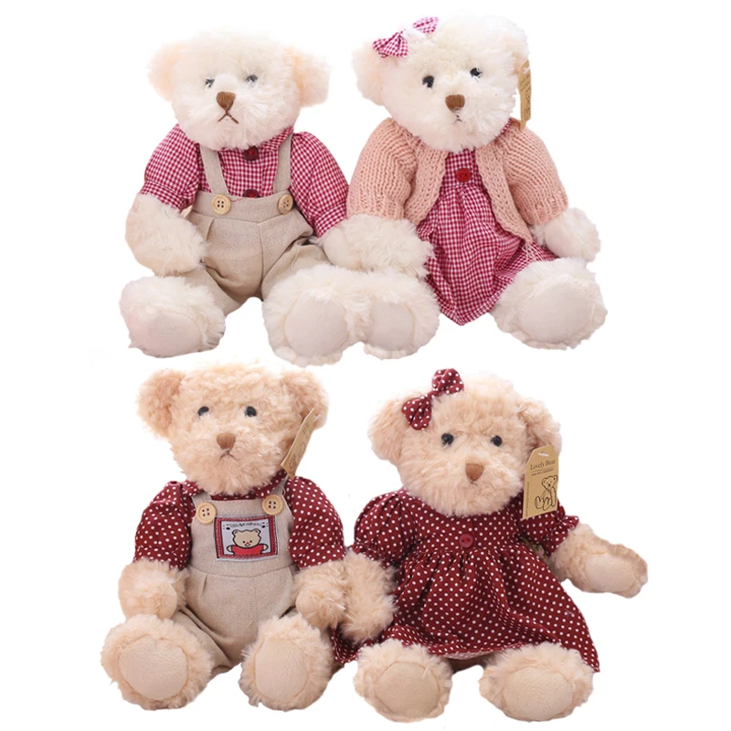 2 шт. пара плюшевых мишек 26 см|couple teddy bear|teddy beartoys kids |