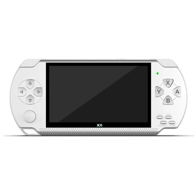 Реальные 8 Гб HD 4,3 дюймов встроенные Классические Игры Портативный игровой плеер MP3 MP4 MP5 видеокамера мини Портативная портативная игровая консоль X6
