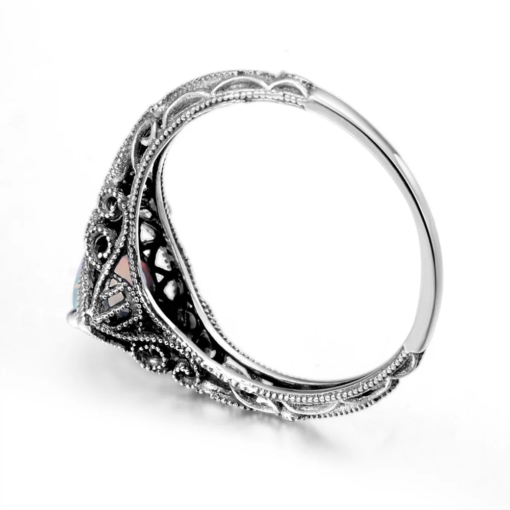 Szjinao ювелирные изделия из стерлингового серебра 925 пробы Капля воды 2.2ct опал