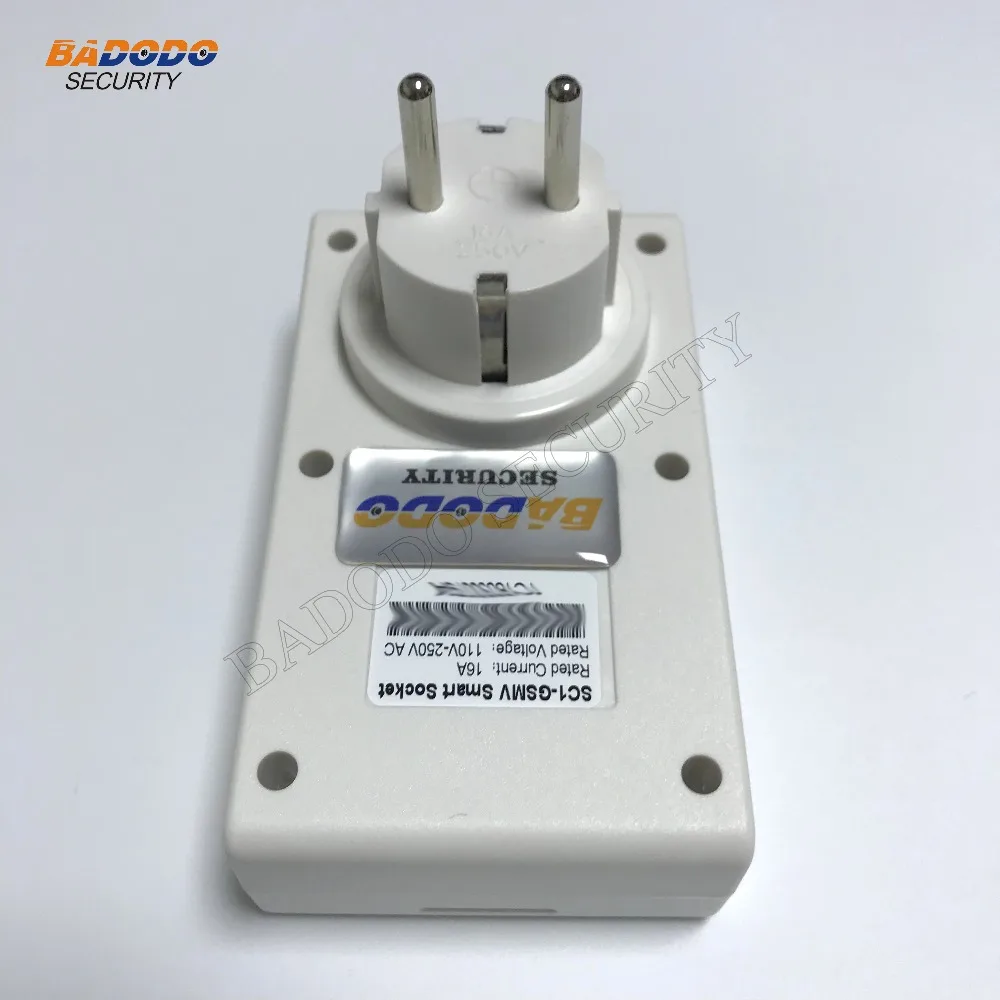 Беспроводной штепсельная розетка GSM выключатель для умного дома контроллер