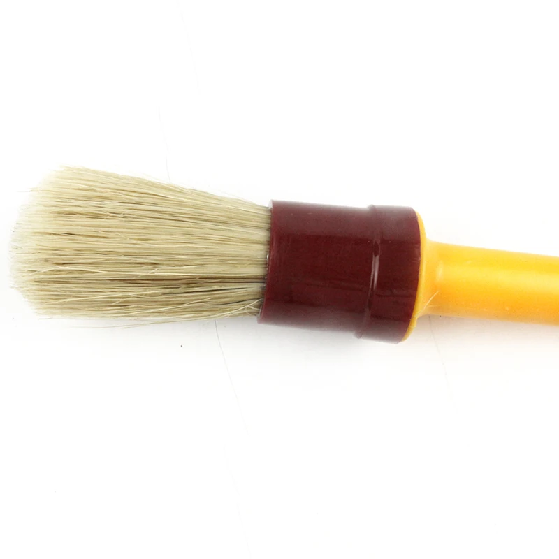 

50mm Professional Chalk Paint Wax Brush Painting Waxing Clear Soft Brush Furniture Stencils Home Decor Natural Bristles Brushes