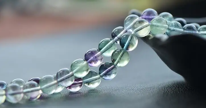 Joanlyn класс AA натуральный разноцветный 4 mm 12mm флюоритовые бусины неокрашенные