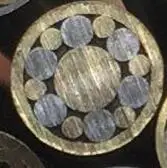 1,5" нож DIY хвостовик латунные мозаичные заклепки 40 мм длина гвоздь стальная трубка 6 мм DIY винт для ручки ножа больше дизайна изысканный стиль - Цвет: as photo