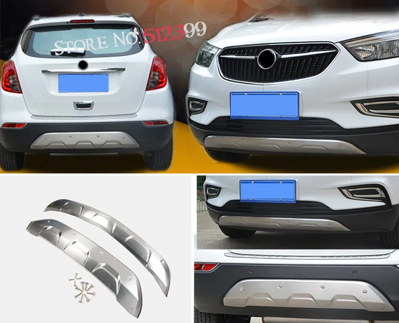 Для Opel Vauxhall Mokka / Buick Encore 2016 2017 внешние аксессуары передний задний бампер Защитная
